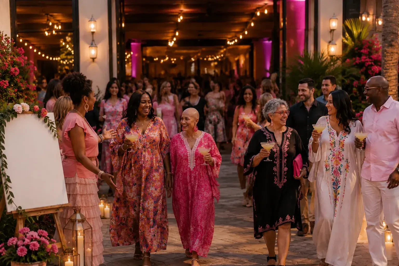 Group of women laughing and celebrating